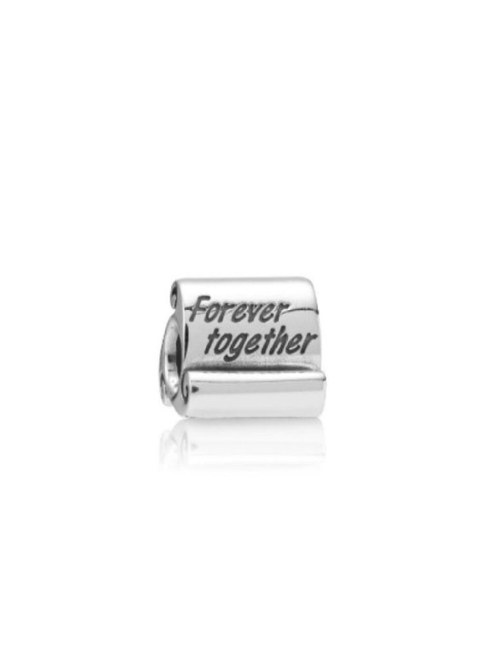 Pandora Forever Together Scroll Charm 925 ALE Sterling Silver 790513